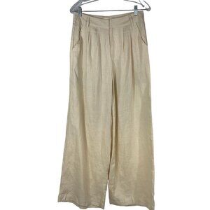 Bohme Cream Wide-Leg Pants